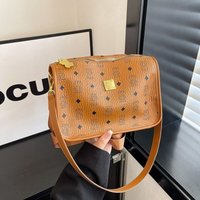 Vintage Inspired Leather Handbag For Women Luxury Designer Crossbody Large Capacity Diaper Bag Stylish Commuter Solid Color