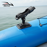 Inflatable Boat Accessory Dinghy Raft Fishing Tool Rod Holder Device PVC Sup board Kayak Fixer Fix Pole Mount Angle Bracket