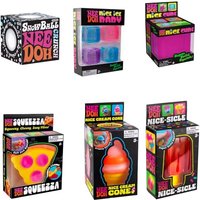 2026 Schylling Nee Doh Nice Cube Nice-Sicle Sensory Toy, Stress Relief Squishy Squeeze Cube, Calming Fidget for ADHD & Focus