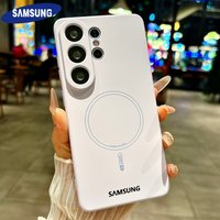 Samsung Galaxy S26 Ultra Liquid Silicone for MagSafe Case for S25 Edge S25 Ultra Plus S24 FE S26Pro S26 Edge Magnet Soft Cover