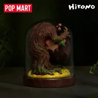 POP MART Hirono TAMED WILDGRASS Serie Trendige Mystery Box Anime Actionfigur Zufallsbox Spielzeug Modell Ornament Puppen