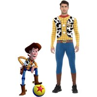 Woody Costume Adult Men Halloween Story 3D Digital Print Full Body Jumpsuit Toy Cosplay Outfit Cartoon Movie Male Bodysuit