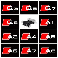 For AUDI Q3 Q5 Q7 Q8 A3 8V 8Y A5 Sportback A6 C5 C7 C8 A1 8X A4 B5 B6 B7 B8 B9 A7 A8 LED Car Door Logo Welcome Light Accessories