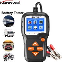 2025 Car Motorcycle Battery Tester KW650 for 6V 12V 100-2000 CCA Battery System Analyzer Charging Cranking Test Tool