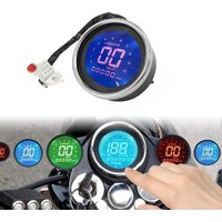 Universal Motorcycle Digital Speedometer Retro LCD Odometer Gauge Oil Level For Cafe Racer Scooter ATV Tachometer indicator