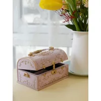 Retro Resin Storage Box Handmade Decorative Ornaments Multi-Functional Home Keepsake Container Elegant Organizer
