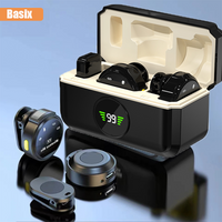 Mini Wireless Lavalier Microphone Portable Noise Reduction Audio Video Recording for iPhone Android with Charging Box