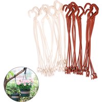 10pcs 36cm High Quality Plant Hanger Hook Flower Pots Bonsai Hanging Basin Garden Basket Hanging Chains