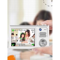 Lenovo Digital Camera 64MP Autofocus CCD Camera Portable HD Digital Camera 16X Digital Zoom Image Stabilization Camcorder XJ22