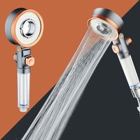 Dropshipping Double Sided Unique Shower Head Bathroom 3 Jettings Water Saving Filtration Showerhead