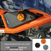 Motorcycle Coolant Compensating Tank Cover For 390 Duke 250 Duke 125 Duke 2024 125 250Duke 390Duke Radiator Water Pipe Cap Cover