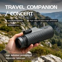 12X52 Monocular Telescope BAK4 Portable Monocular Long Range Telescope With Tripod Phone Clip for Birdwatching Hunting Camping