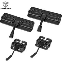 1 Pair Quick Release Buckle Rapid Open Connector Tactical Vest Cummerbund Shoulder Webbing Adapter Airsoft Paintball Accessories