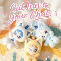 INNS Cat Inn Your Chat Series Mystery Blind Box Vinyl Plush Doll Action Figure Desktop Ornament Collectible Toy Birthday Gifts