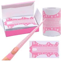 50/100pcs Professional Nail Forms Tips for Nail Extension Building Acrylic Nails Stickers Self-Adhesive UV Gel Paper Manicure