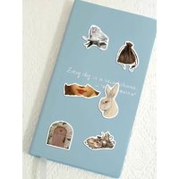 50PCS Retro Flower Waterproof Graffiti Aesthetic Sticker Decorative Luggage Laptop Guitar Journal Scrapbook Kids DIY Stickers