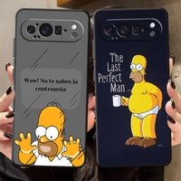 Cartoon Simpsons Case for Google Pixel 10 9 Pro XL 9a 6a 6 7 8 Pro 8a 7a Funda Phone Cover