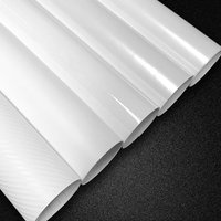 AliExpress NONE Various White Glossy matt Vinyl Wrap Film Gloss Car Wrapping Carbon Film Bubble Free Car Sticker Bike Phone Console Skin