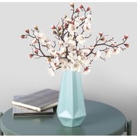 Silk artificial flower plum blossom peach blossom branch Valentine'sDay garden wedding home hot selling tea table DIY decoration