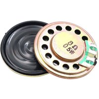 5PCS 0.5W 8R Horn Speaker Diameter 32mm Sound Amplifier 0.5 Watt 8ohm Thickness 5MM Loudspeaker for Music Box/ Walkie-talkie