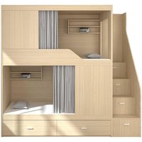 Space Capsule Student Dormitory Apartment E-Sports Hotel Wooden Bunk Beds Japanese Capsule Bed