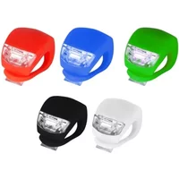 AliExpress NONE Bike Front Light Silicone LED Front Rear Wheel Bicycle Light Flash Safety Warning Light Waterproof Tail Lamp Bicycle Accessories