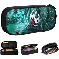 Custom Korean Hollow Knight Indie Game Pencil Cases for Boys Gilrs Adventure Gamer Gift Large Storage Pen Box Bag Stationery