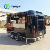 Customized Carritos Mobile Bar Food Truck Fully Equipped Hot Dog Coffee Ice Cream Catering Trailer