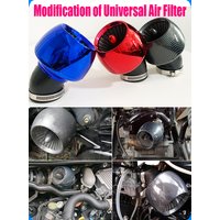 AliExpress NONE Universal 28mm 35mm 42mm 48mm Apple Shape Motorcycle Air Filter Pod for Honda Kawasaki Dirt Bike AT Modification Accessory