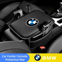 Car Center Console leather Arm Rest Box Cover Protective Mat For BMW E46 E90 E60 F30 F10 X2 X3 X5 X4 X6 X7 G30 G20 G32 G11 G12