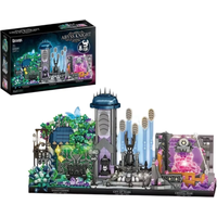 3-in-1 Hollow Knight Modulares Baustein-Set 2347 Teile Kreatives Spiel Geisterkönigin's Gärten Stadt der Tränen Kristallspitze Spiel-Szenenmodell Bausteine Pädagogisches Montage-DIY-Spielzeug für