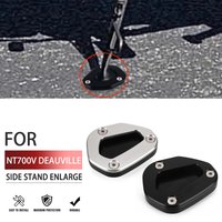 For Honda NT700V DEAUVILLE 2006-2016 Motorcycle Kickstand Side Stand Extension Support Plate NT 700V Deauvuille ABS Accessories