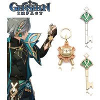 Game Genshin Impact Alhaitham Kaveh Key Keychain Sumeru Kaveh Al Haitham Lion Key Set Keyring Cosplay Accessory Jewelry