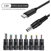OLAF Type C To DC Boost Cable DC 5V to 12V WiFi to Powerbank Cable Connector USB Cable Boost Converter for Wifi Router Modem Fan