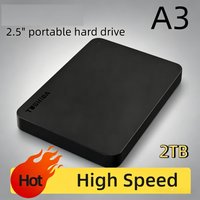 NEW For Toshiba Canvio Basics A3 Portable HDD USB3.0 High Speed External Hard Disk 500GB 1TB 2TB Black