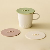 Universal Fit Silicone Water Cup Lid Round Heat-Resistant Glass Cup Cover Dustproof Flexible Mug Sealed Cap Home