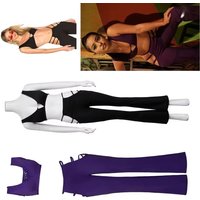Euphoria Maddy Perez Cosplay Costume Sexy Women Crop Top Hollow Tank Boot Cut Pants Halloween Carnival Party Club Dance Suit