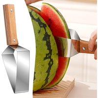 Watermelon Cutter Stainless Steel Watermelon Slicers Reusable Labor-Saving Fruit Cutter Slicers Divider Tool Kitchen Accessories