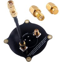 5.8GHz Triple Feed Patch Antenna High Gain Directional Circularly Polarized LHCP RHCP Antenna with 50ohm SM/A Load Terminator