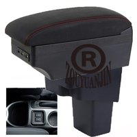 For Nissan Juke Infiniti ESQ Armrest Box Arm Elbow Rest Car Center Console Storage Case Accessories with Cup Holder USB