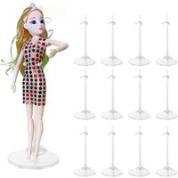 15 pcs Doll Holding Stands For 1/6 30cm Doll wait Supports Display Racks Transparent Racks Accessories For 12 inches