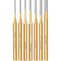 1Pc Heavy Duty Brass Pin Punch Remover 2-10mm With Chisel And Cone Tips For Watch Repair Drilling Marking 150mm