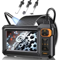 4.3 Inch Industrial Endoscope Camera 16.5TF Single Lens Pipe 1920P HD Inspection Borescope for Car Sewer Inspection Camera Tool