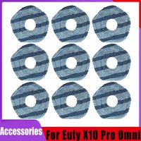 Mop Cloth Pads For Eufy X10 Pro Omni Eufy X9 Pro Vacuum Cleaner Part Washable Mop Pad Mop Rags Parts Replacement