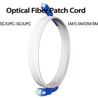 SC/UPC To SC/UPC Single Mode Fiber Optic Patch Cord Jumper Cable 3.0mm Diameter 1m/1.5m/2m/3m FTTH Simplex