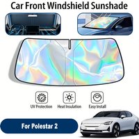 Windshield Sun Shade For Polestar 2 Foldable UV Reflective Front Window Sun Protection Cover Accessories