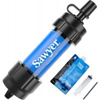Sawyer Products Mini Water Filtration System Portable Survival Water Filter for Camping Hiking Outdoor Travel Emergency Use