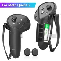 VR Handle Silicone Case for Meta Quest 3 Controller Protective Cover with Battery Compartment Opening for Quest 3 Accessories