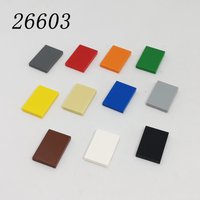 50pcs MOC Classic Bricks Tile 2x3 26603 DIY Enlighten Building Blocks Compatible with Assembles Particles Educational