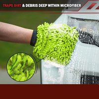 Double Sided Car Wash Gloves Thickened Car Wash Cleaning Products Car Cleaning Cloth High-quality Lint Microfiber Car Wash Glove